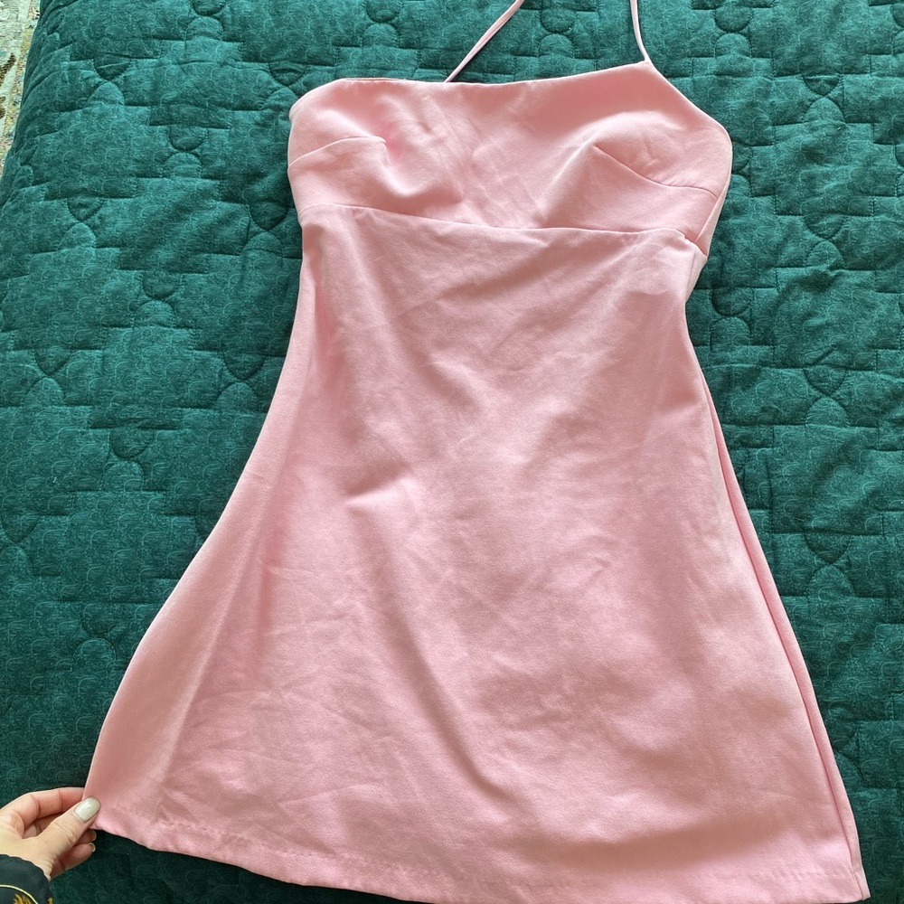 Zara One strap baby pink dress/romper